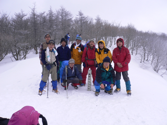 権現山雪中登山