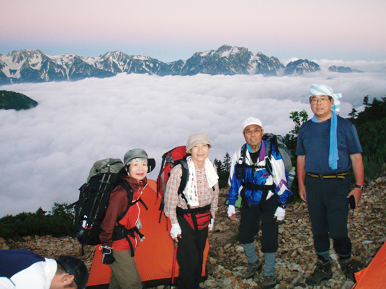 鹿島槍ガ岳から八峰キレット・五龍岳から不帰のキレット縦走