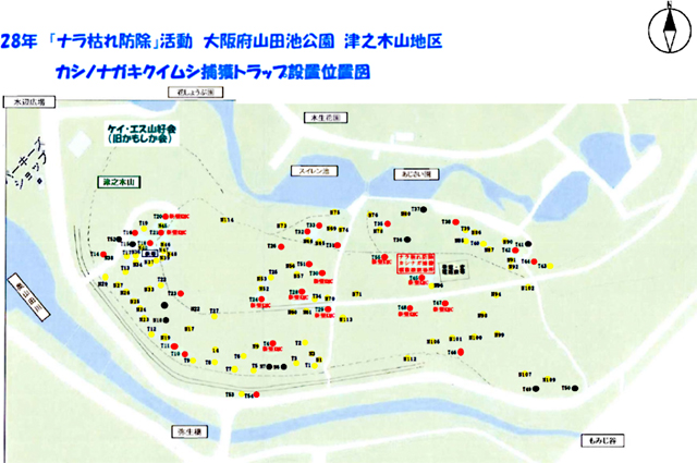 トラップ配置計画図